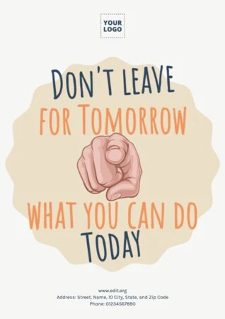 Edit a think big poster