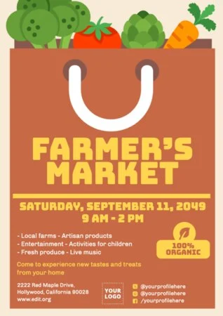 Edit a Farm Market flyer