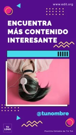 Edita una plantilla de TikTok