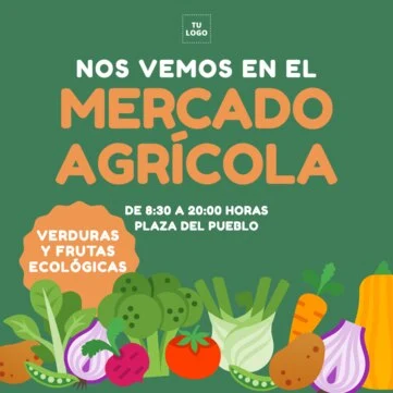 Edita un cartel de mercado