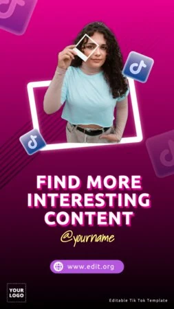 Edit a TikTok Template