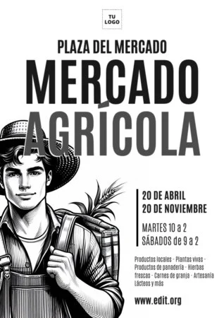 Edita un diseño para un mercado agrícola