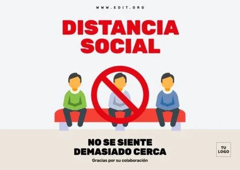 Edita una señal de No Sentarse