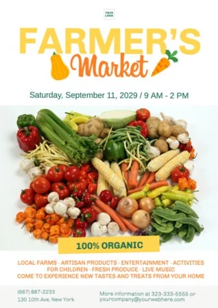 Edit a design for farmers' market