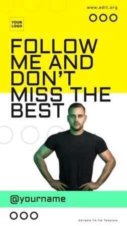 Edit a TikTok Template