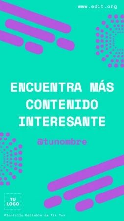 Edita una plantilla de TikTok