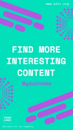 Edit a TikTok Template