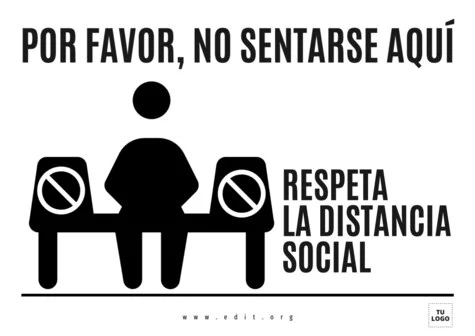 Edita una señal de No Sentarse