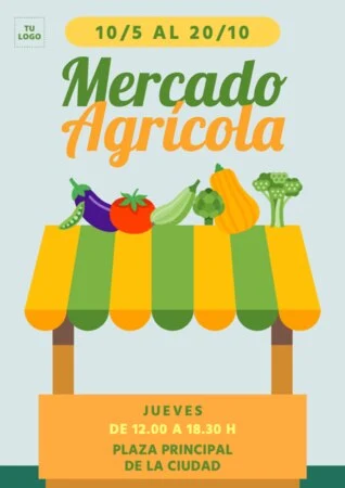 Edita un cartel de mercado