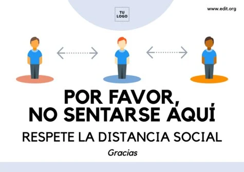 Edita una señal de No Sentarse