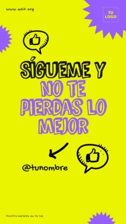 Edita una plantilla de TikTok