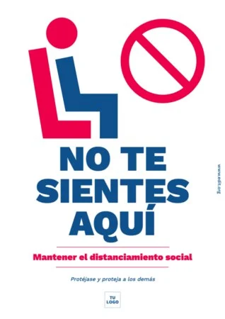 Edita una señal de No Sentarse