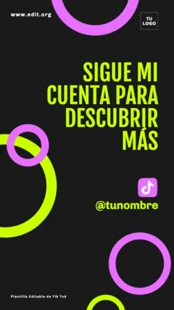 Edita una plantilla de TikTok