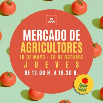 Edita un cartel de mercado