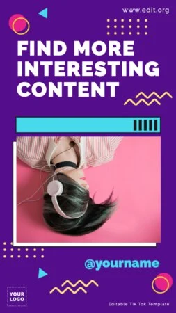 Edit a TikTok Template