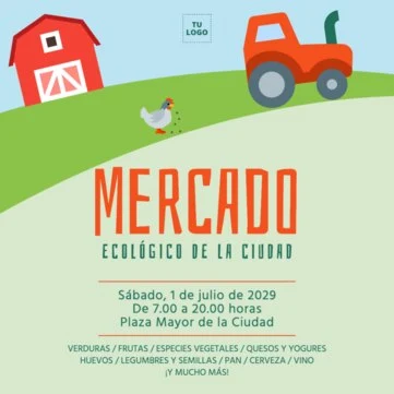 Edita un cartel de mercado