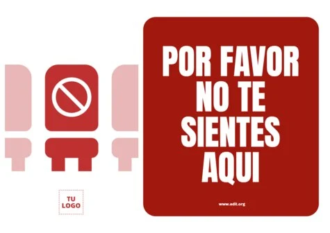Edita una señal de No Sentarse