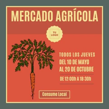 Edita un cartel de mercado