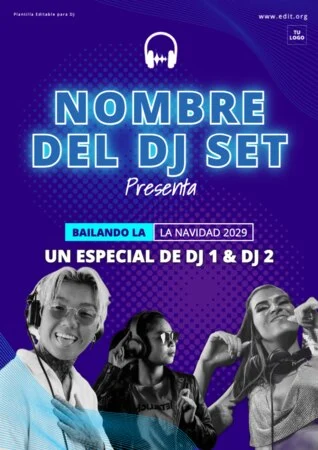 Edita un cartel para tu evento