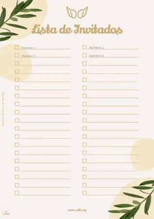 Edita una plantilla de invitación de bautizo
