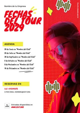 Edita un banner de DJ