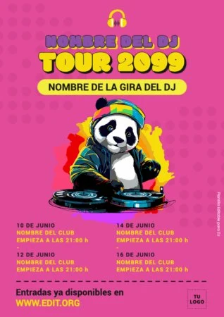 Edita un banner de DJ