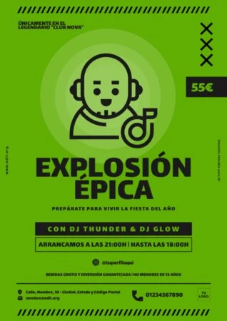 Edita un banner de DJ