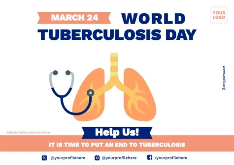 Edit a TB day poster
