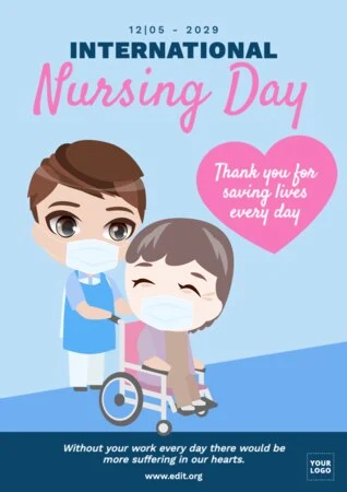 Edit a Nurses Day flyer