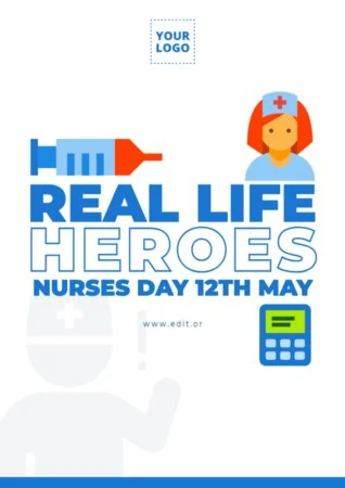 Edit a Nurses Day flyer