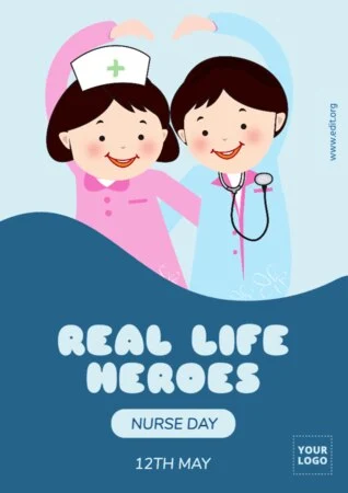 Edit a Nurses Day flyer