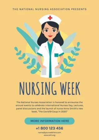Edit a Nurses Day flyer