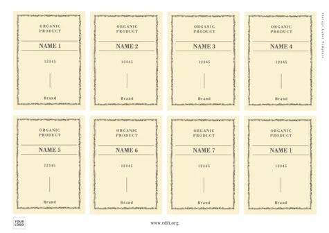 Edit a Storage Label Template