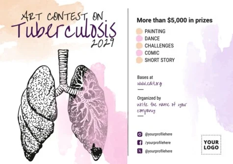 Edit a TB day poster