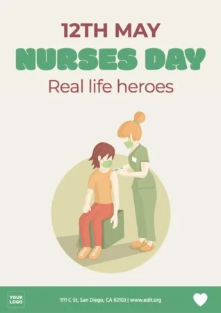 Edit a Nurses Day flyer