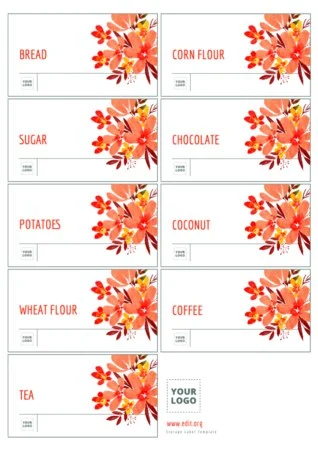 Edit a Storage Label Template