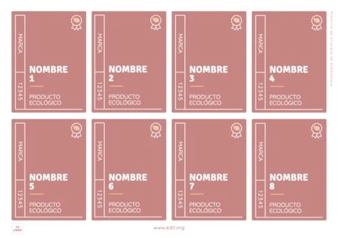 Edita una etiqueta para envase