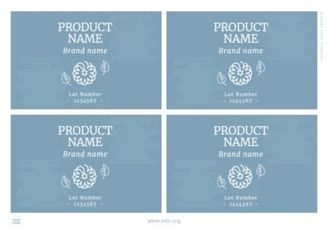 Edit a Storage Label Template