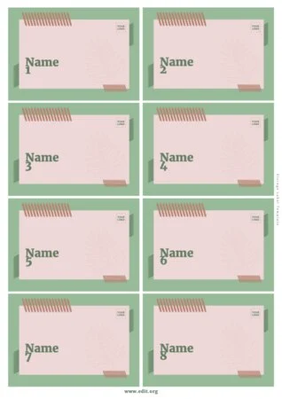 Edit a Classroom Desk Tag