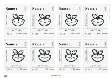 Edit a Storage Label Template