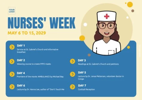 Edit a Nurses Day flyer