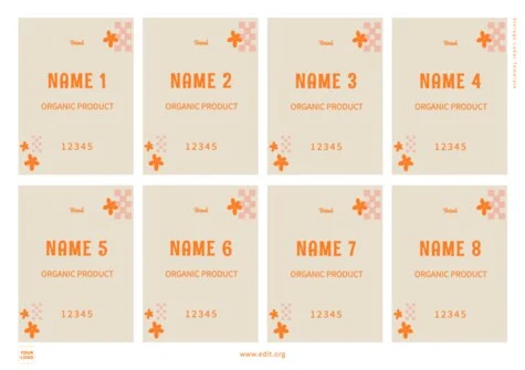 Edit a Storage Label Template
