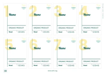 Edit a Storage Label Template