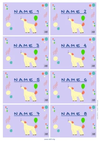 Edit a Storage Label Template