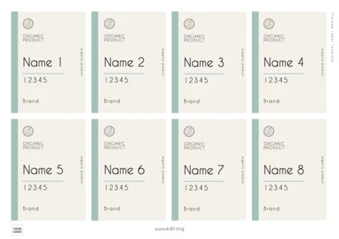 Edit a Storage Label Template