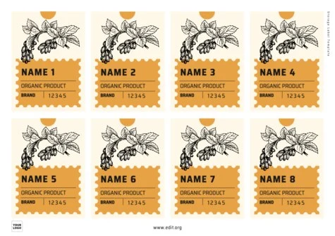 Edit a Storage Label Template