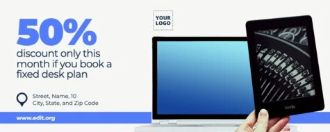 Edit a Coworking flyer