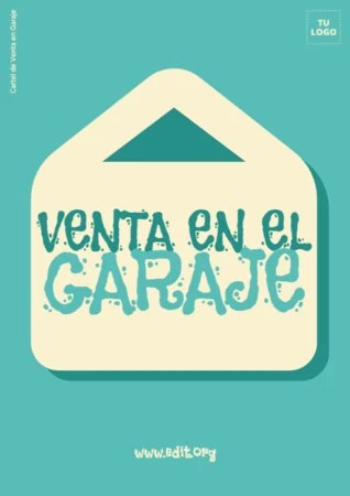 Edita un cartel de Venta de Garaje