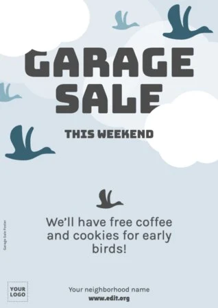 Edit a Garage Sale sign