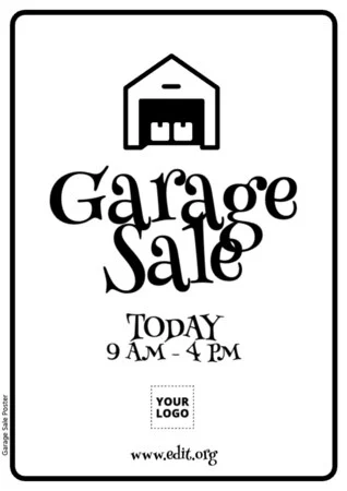 Edit a Garage Sale sign